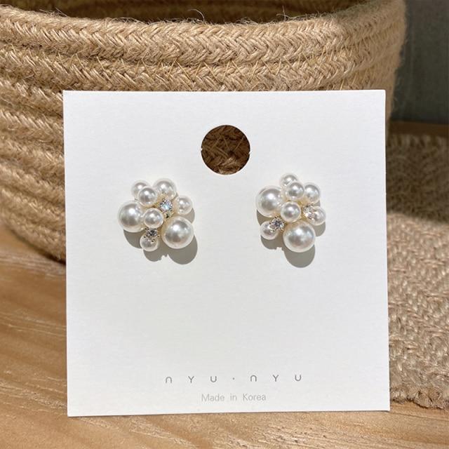 Elegante Romantische Einzigartige Feuerwerk Perle Stud Ohrringe Für Frau Koreanische Mode Schmuck Party Mädchen Dame Temperament Zubehör von Joom DACH