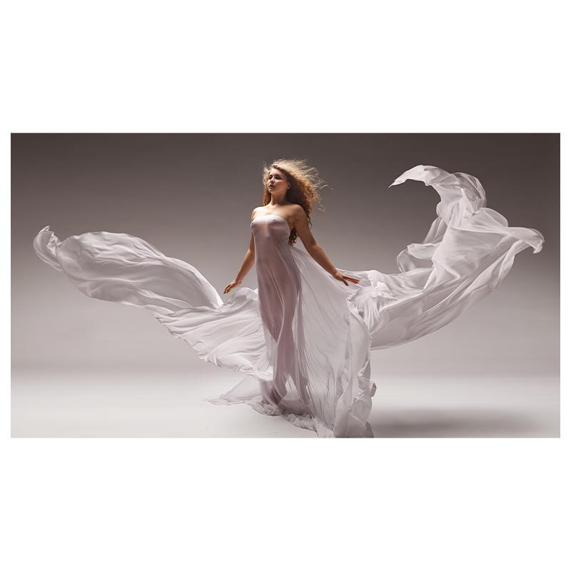 Elegante tanzende moderne Kunst Frau Körperkunst Ölgemälde Leinwand Malerei Cuadros Hintergrund Wanddekoration 30x60cm von Joom DACH