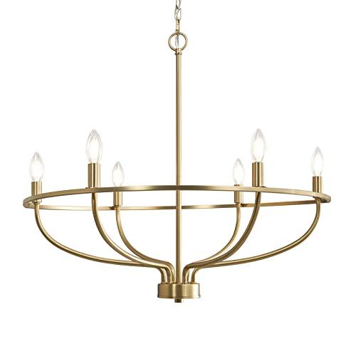 Eleganter 6-flammiger Kerzenleuchter in Gold – ideal für Esszimmer, Wohnzimmer, Schlafzimmer und Küche 6-light gold Eleganter 6-flammiger Kerzenleuchter in Gold – ideal für Esszimmer, Wohnzimmer, Schlafzimmer und Küche 6-light gold von Joom DACH