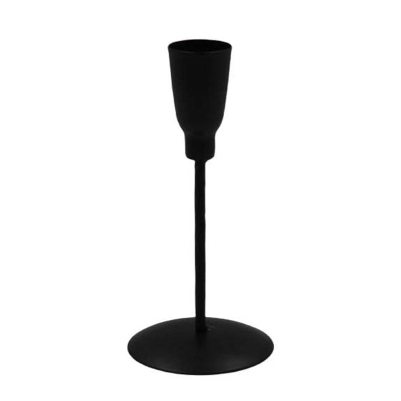 Eleganter Metall-Kerzenhalter Nordische Stile Dekorativer Eisen Kegelförmiger Kerzenständer Leuchter für Heimtisch Mittelstücke D von Joom DACH