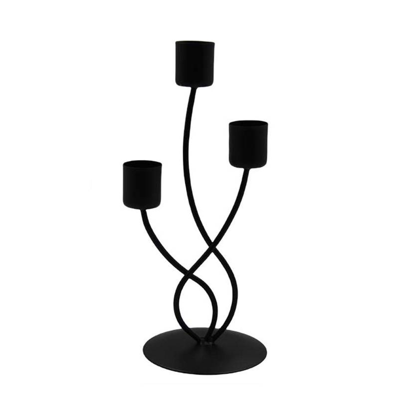 Eleganter Metall-Kerzenhalter Nordische Stile Dekorativer Eisen Kegelförmiger Kerzenständer Leuchter für Heimtisch Mittelstücke K von Joom DACH