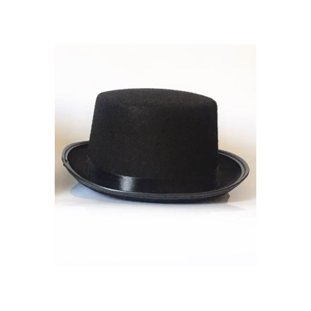 Eleganter schwarzer Zylinderhut aus Stoff, Jazz-Mütze, modischer Zauberhut für Kinder und Erwachsene small von Joom DACH