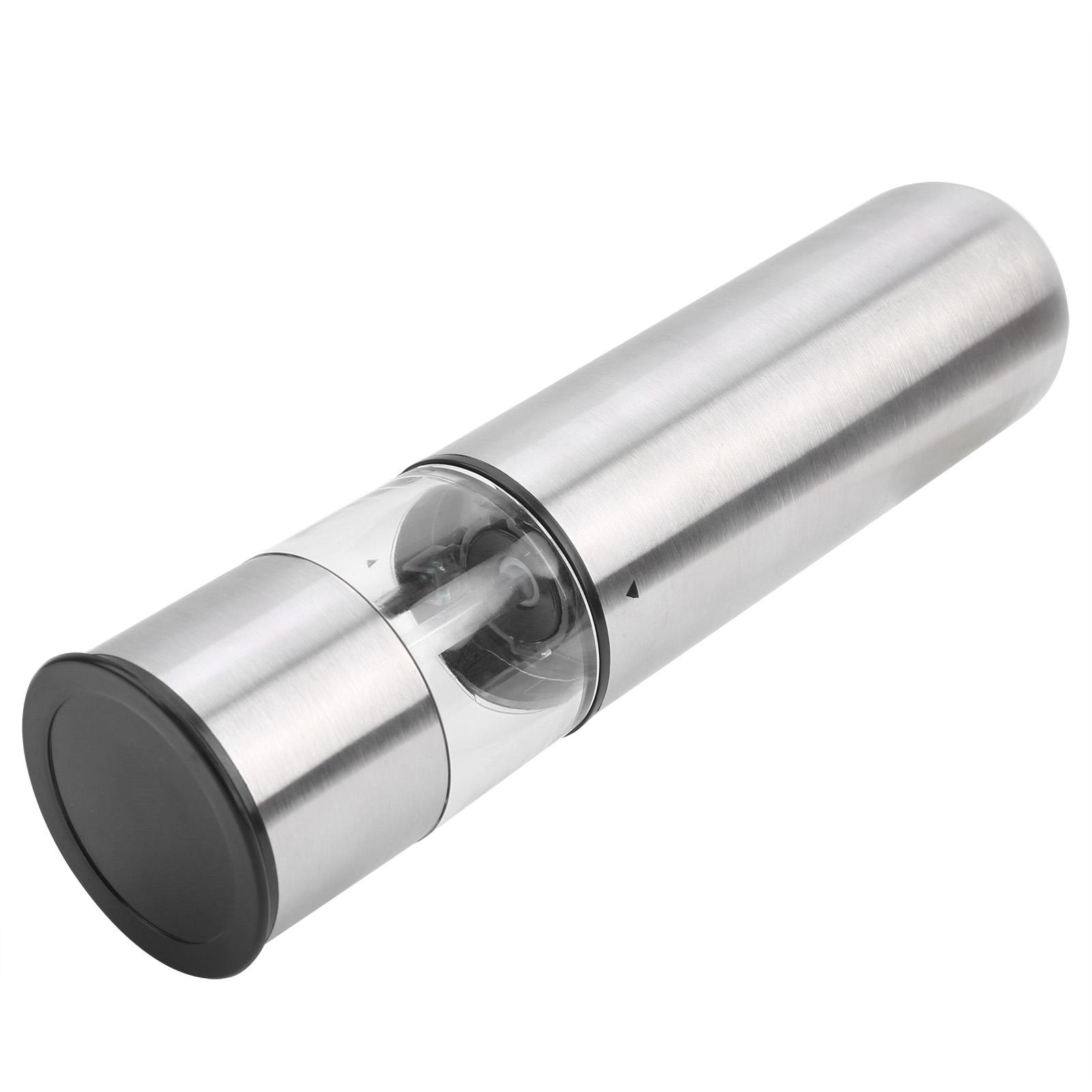 Elektrische Salz- und Pfeffermühle Edelstahl Automatisch Batteriebetrieben Gewürzmühle Werkzeug von Joom DACH