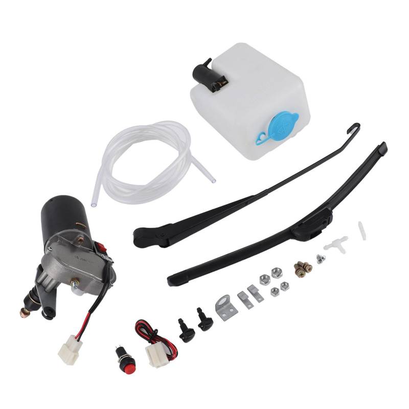 Elektrische Scheibenwischer Montage Kit Motor Klinge Arm Wasser Auslauf Topf Schlauch für UTV ATV von Joom DACH