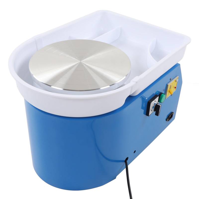 Elektrische Töpferscheibe Maschine 250W Himmelblau Geräuscharm Variable Geschwindigkeit Bürstenlos Kompakt Kinder AU Plug von Joom DACH