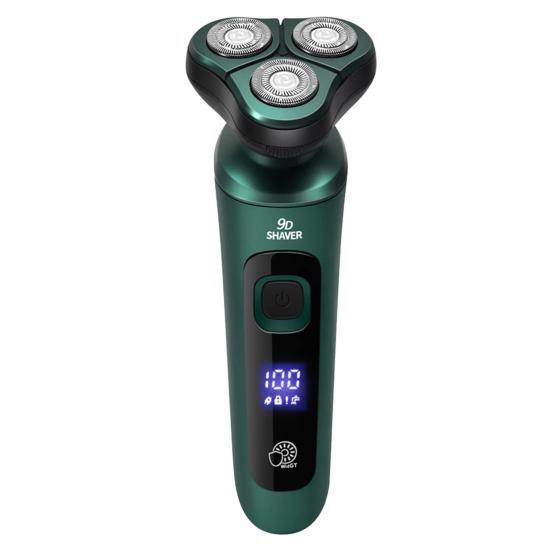 Elektrischer Rasierer für Männer, LED-Anzeige, 3 Köpfe, USB-aufladbar, Rotationsrasierer, kabelloser Haar- und Bartschneider, Entferner, Werkzeug für Vater und Freund, Geschenk Elektrischer Rasierer für Männer, LED-Anzeige, 3 Köpfe, USB-aufladbar, Rotationsrasierer, kabelloser Haar- und Bartschneider, Entferner, Werkzeug für Vater und Freund, Geschenk von Joom DACH