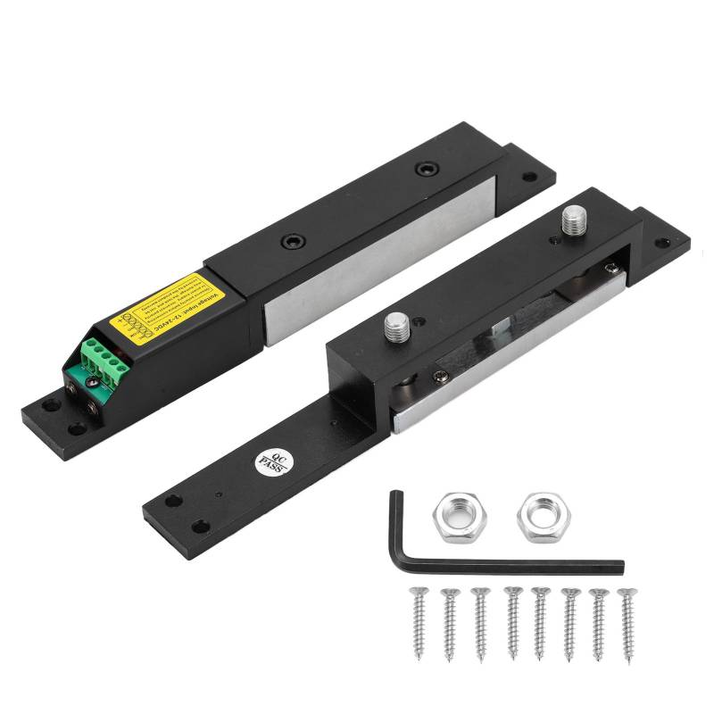 Elektrisches Magnetschloss 2000 Pfund Haltekraft 12?24 V Doppelspule, einstellbare Verzögerung, verdeckte Montage von Joom DACH