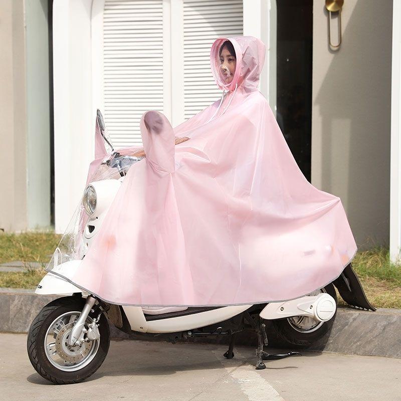 Elektroauto-Regenmäntel für Männer und Frauen, vergrößerte Regenmasken, Ganzkörper-Regensturmschutz durch batteriebetriebene Fahrrad-Regenmäntel 2XL rosa von Joom DACH