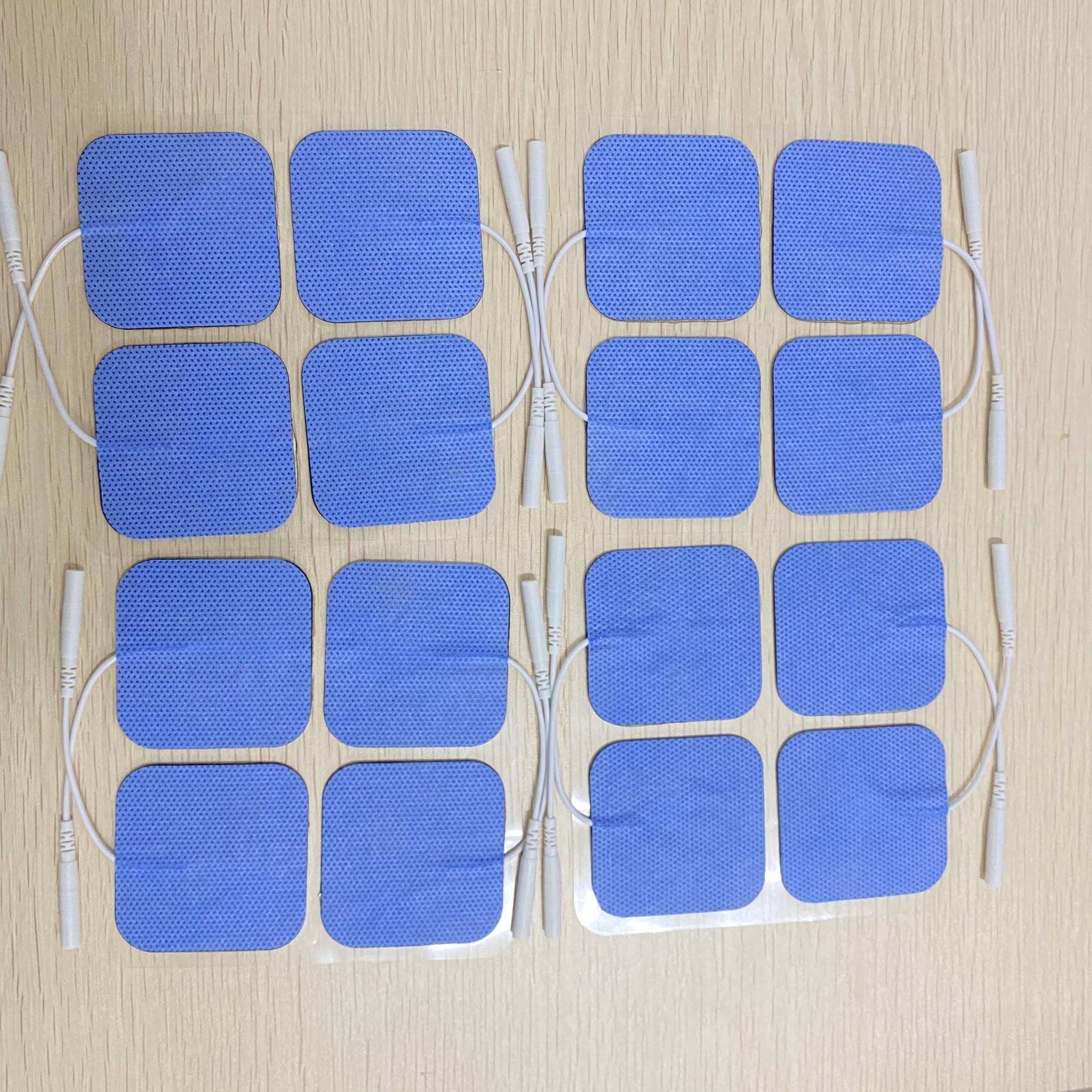 Elektrodenpflaster mit verbessertem selbstklebendem und nicht reizendem Design, Physiotherapie-Patch, Zubehör für niederfrequente Physiotherapie-Instrumente, verdickt 16 pcs von Joom DACH