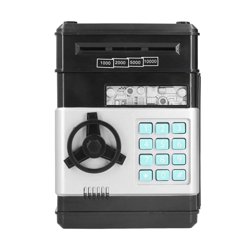 Elektronische ATM Saving Box Bargeld Münzen Sparen Banken Piggy Bank Können Auto Scroll Papier Geld von Joom DACH