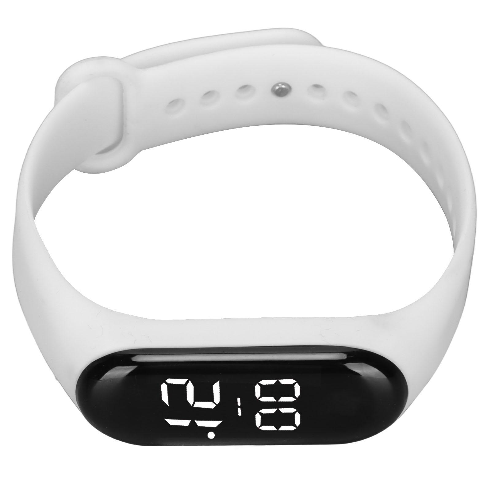 Elektronische Uhr mit LED-Touchscreen und Gummiarmband, digitale Sportarmbanduhr für Jungen, Mädchen und Männer von Joom DACH