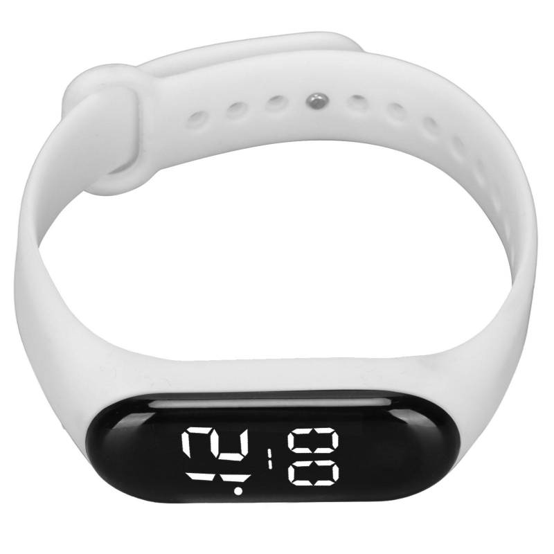 Elektronische Uhr mit LED-Touchscreen und Gummiarmband, digitale Sportarmbanduhr für Jungen, Mädchen und Männer von Joom DACH