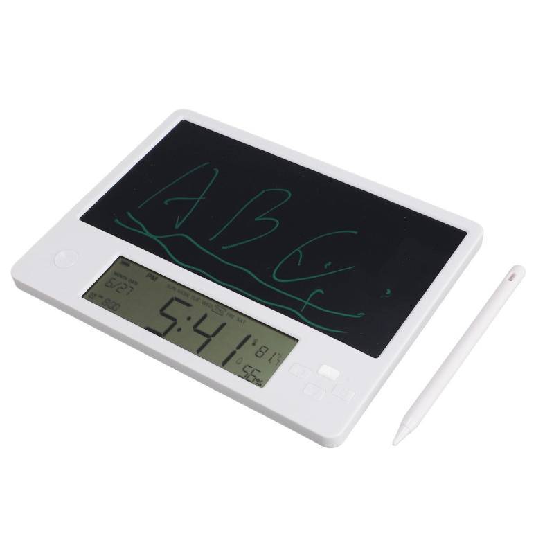 Elektronischer Kalender mit Notizblock Zeit Datum Temperatur Luftfeuchtigkeit Anzeige Wiederaufladbarer Desktop Elektronischer Kalender mit Notizblock Zeit Datum Temperatur Luftfeuchtigkeit Anzeige Wiederaufladbarer Desktop von Joom DACH