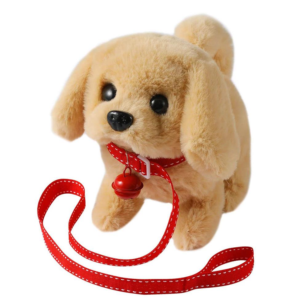 Elektronischer Roboterhund Interaktives Plüschwelpenspielzeug Bellender Schwanzwedelnder Plüschtierhund Niedlicher Laufender Hund für Kinder Alter 3 4 5 6 von Joom DACH