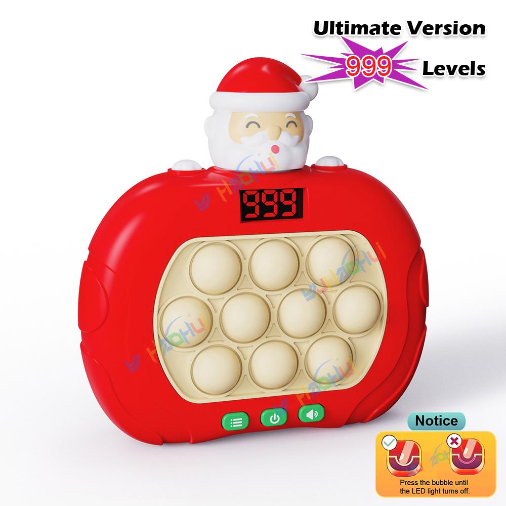 Elektronisches Pop-Quick-Push-Spielkonsolenspielzeug der Stufe 999 mit LED-Anzeigebildschirm, geeignet für Zappelspielzeug für Erwachsene und Kinder, Weihnachtsgeschenk von Joom DACH