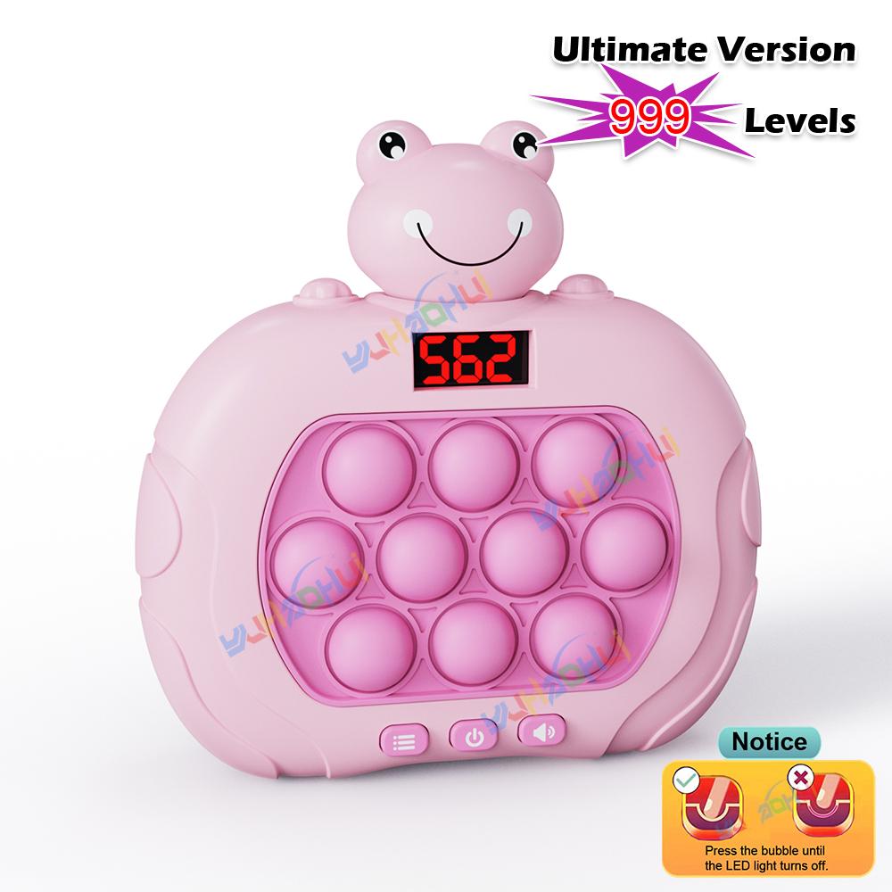 Elektronisches Pop-Quick-Push-Spielkonsolenspielzeug der Stufe 999 mit LED-Anzeigebildschirm, geeignet für Zappelspielzeug für Erwachsene und Kinder, Weihnachtsgeschenk von Joom DACH