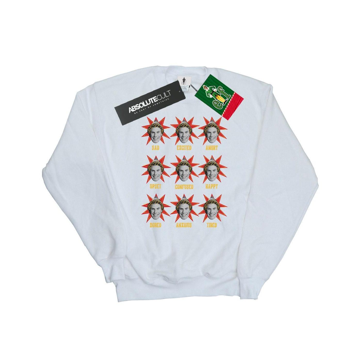 Elf Damen/Damen Buddy Moods Sweatshirt XXL weiß Elf Damen/Damen Buddy Moods Sweatshirt XXL weiß von Joom DACH
