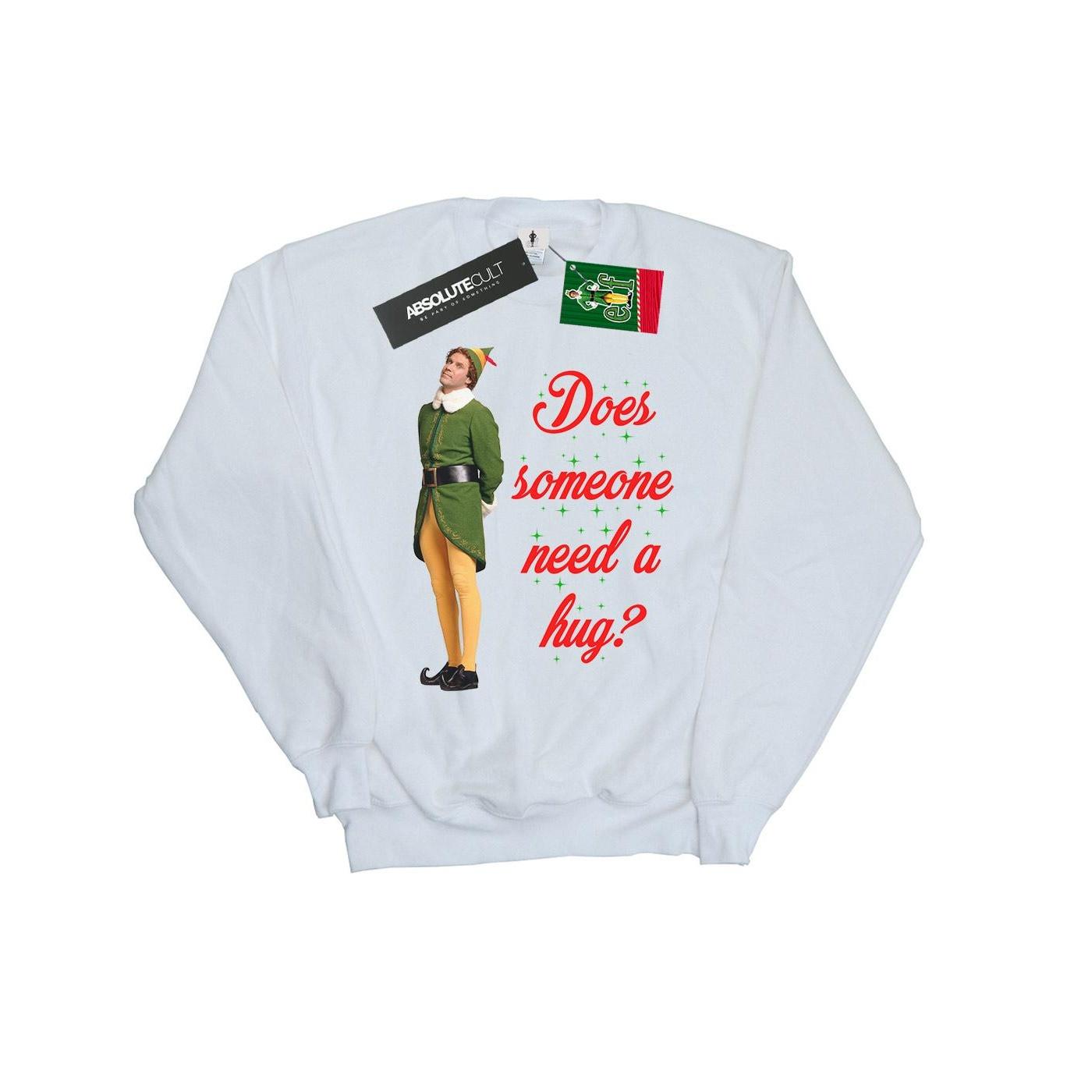 Elf Damen/Damen Hug Buddy Sweatshirt XXL weiß Elf Damen/Damen Hug Buddy Sweatshirt XXL weiß von Joom DACH