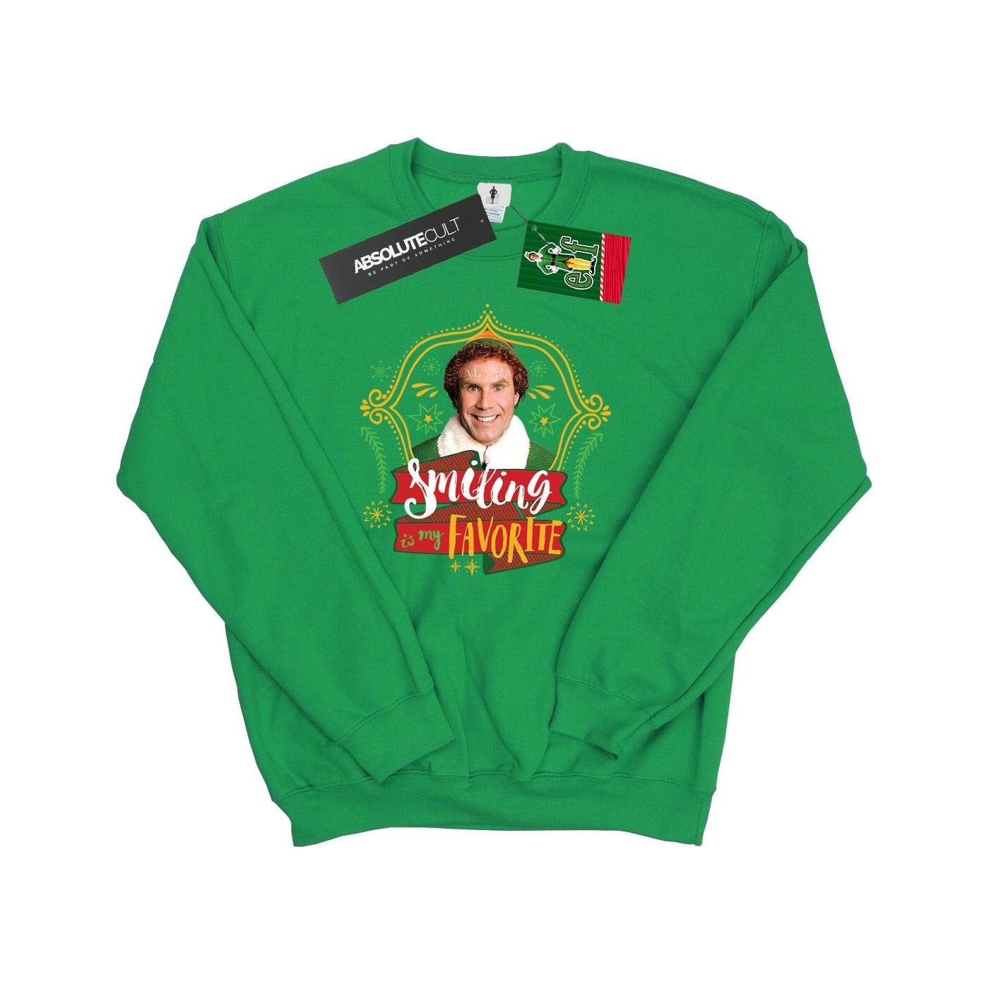 Elf Herren Buddy Smiling Sweatshirt L waldgrün Elf Herren Buddy Smiling Sweatshirt L waldgrün von Joom DACH