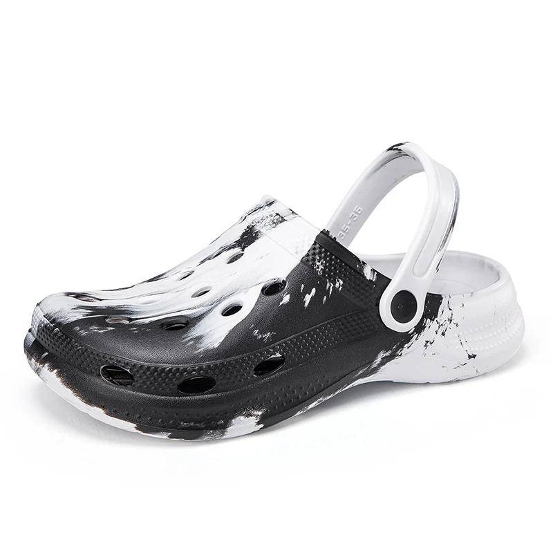 Eltern-Kind Gemischte Farben EVA Hausschuhe Paar Leichte Schuhe für Männer Hohe Qualität Wasserdicht Haus Sandalen Frauen Bequeme Pantolette 35-36 von Joom DACH