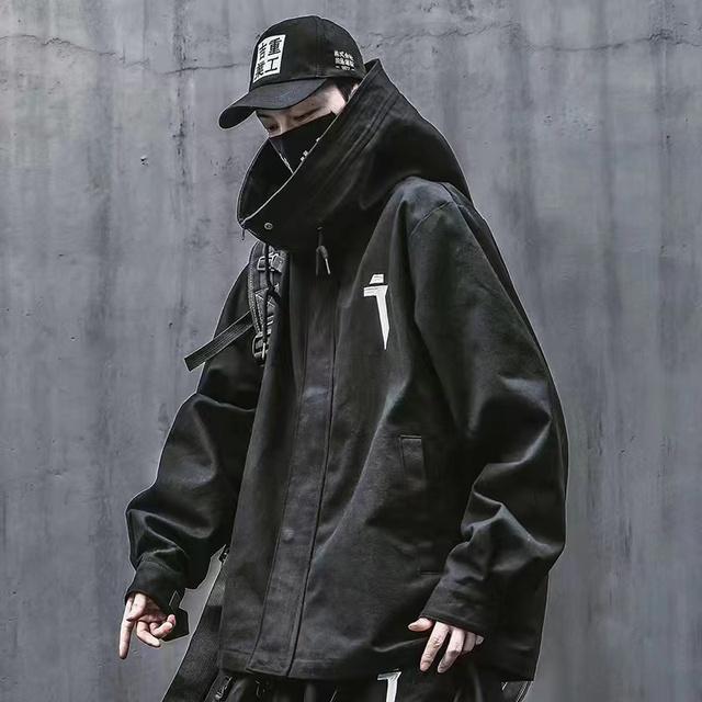Emo Männer Japanischen Harajuku Alt Sweatshirt Oversize Hoodie Lange Mantel Hip Hop Gothic Outwear Streetwear Techwear Mantel Tops Kleidung M schwarz Emo Männer Japanischen Harajuku Alt Sweatshirt Oversize Hoodie Lange Mantel Hip Hop Gothic Outwear Streetwear Techwear Mantel Tops Kleidung M schwarz von Joom DACH