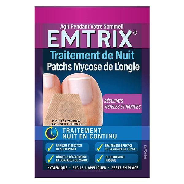Emtrix Patch Nuit Traitement Mycose de l'Ongle 14 patchs von Joom DACH