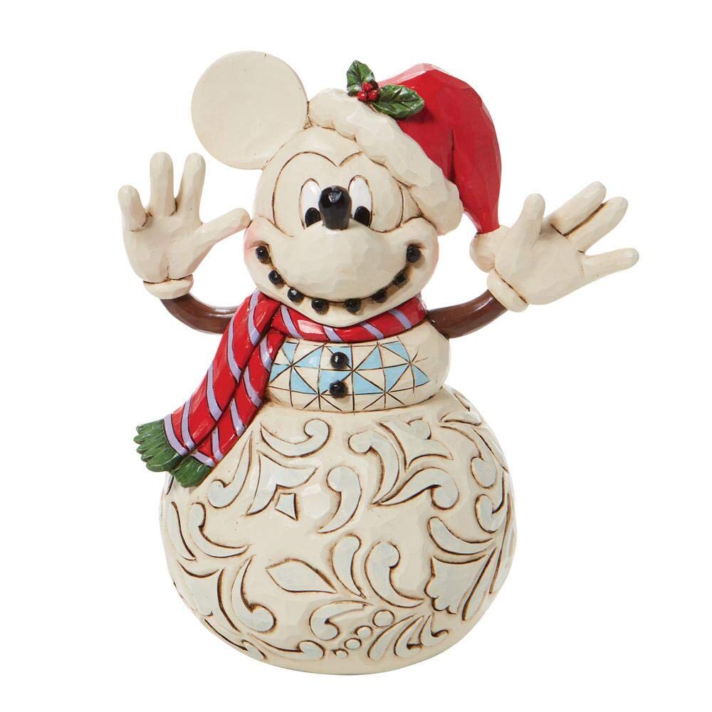 Enesco Mickey Schneemann 11 x 14 x H18cm DTR6008976 Statue/Figur  Disney Traditions  Größe von Joom DACH