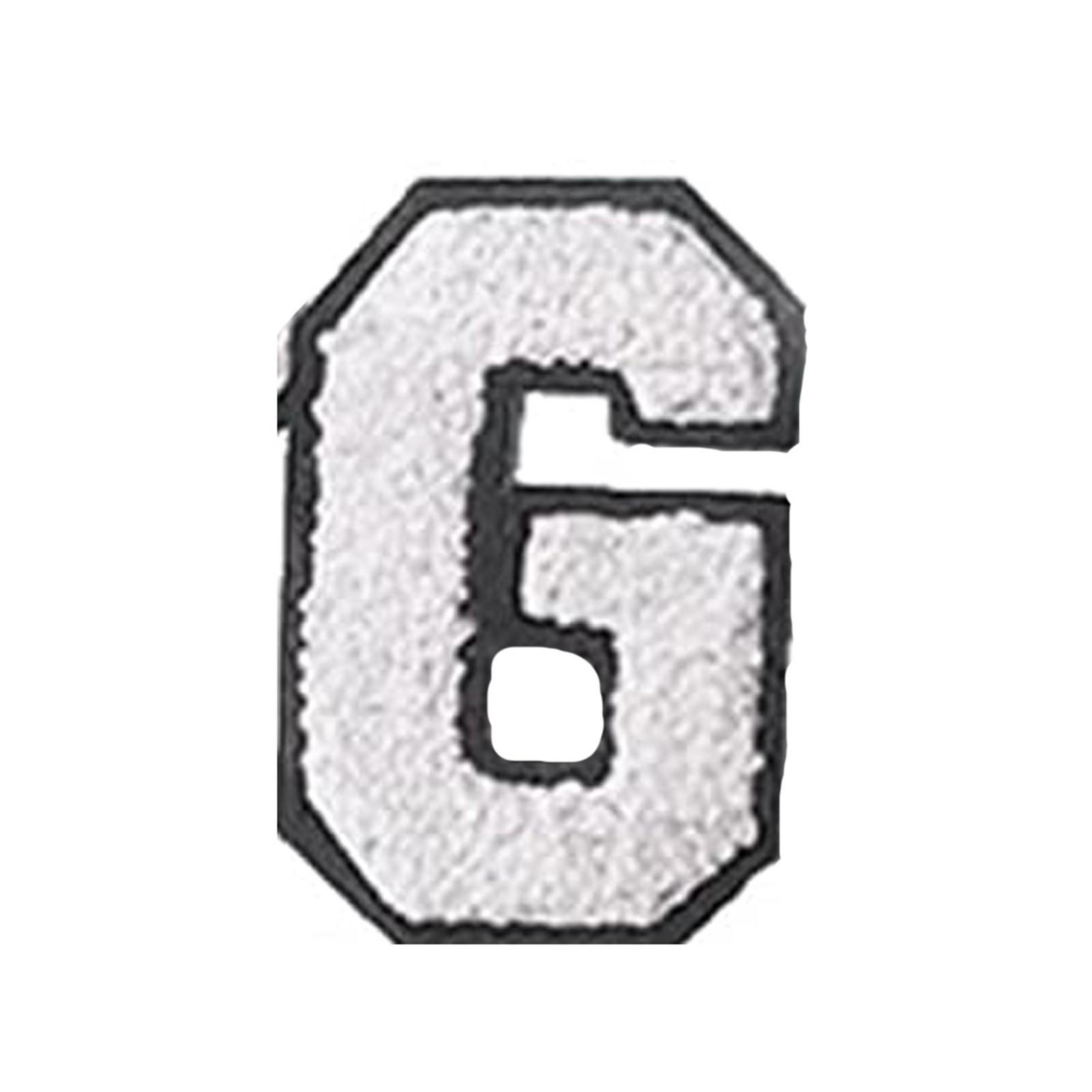 Englische Buchstaben Alphabet Handtuch bestickt Patches für Kinder Kleidung Taschen Jeans Nähen auf Zubehör DIY Name Patch Applikation G weiß von Joom DACH