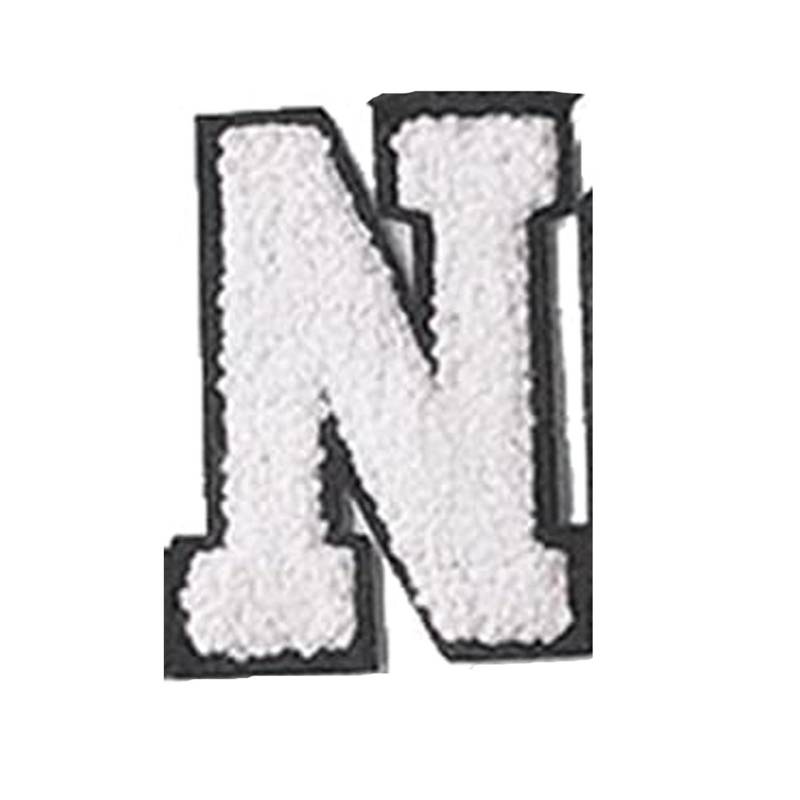 Englische Buchstaben Alphabet Handtuch bestickt Patches für Kinder Kleidung Taschen Jeans Nähen auf Zubehör DIY Name Patch Applikation N weiß Englische Buchstaben Alphabet Handtuch bestickt Patches für Kinder Kleidung Taschen Jeans Nähen auf Zubehör DIY Name Patch Applikation N weiß von Joom DACH
