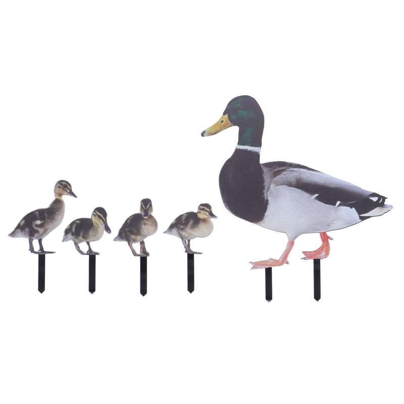 Ente Garten Stakes Realistische Ente Familie Statue Dekorative Acryl Ente Familie Yard Stakes Zeichen für von Joom DACH