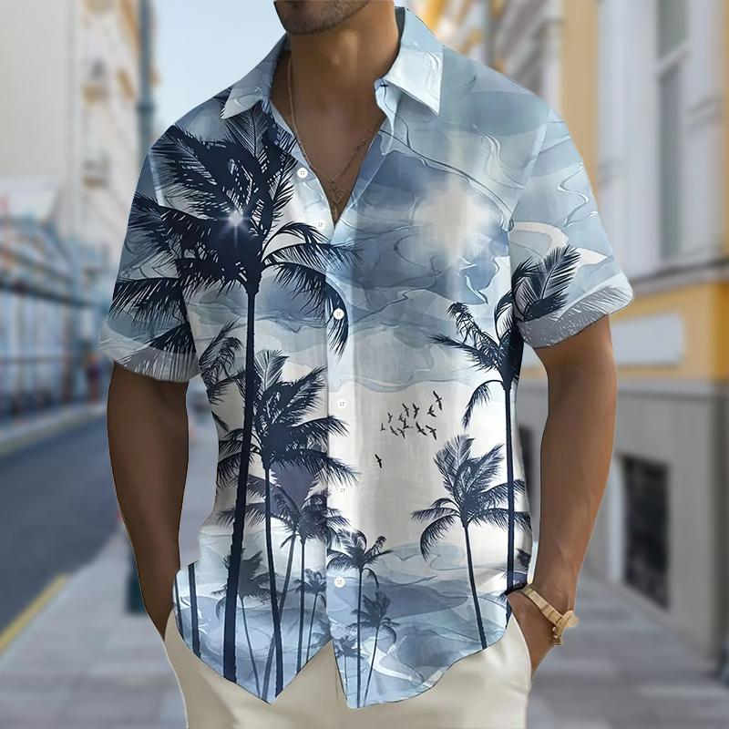 Erfrischendes und hübsches Baum-Hemd mit 3D-Druck für Herren, Hemd mit Knopfleiste, Freizeithemd, Sommerhemd, kurzärmelig, Alltagskleidung für den Urlaub 8XL blau Erfrischendes und hübsches Baum-Hemd mit 3D-Druck für Herren, Hemd mit Knopfleiste, Freizeithemd, Sommerhemd, kurzärmelig, Alltagskleidung für den Urlaub 8XL blau von Joom DACH