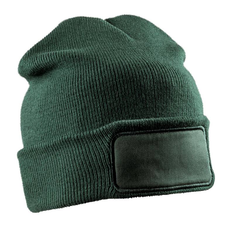 Ergebnis Winter Essentials Unisex-Erwachsene Double Knit Printer Patch Beanie One Size von Joom DACH