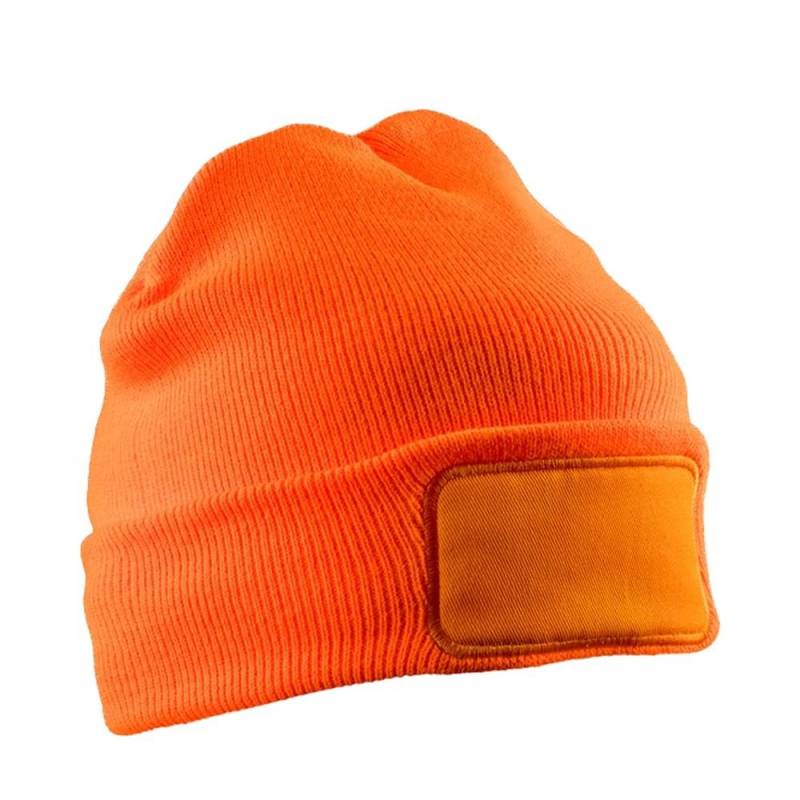 Ergebnis Winter Essentials Unisex-Erwachsene Thinsulate Printer Patch Beanie One Size fluoreszierende orange von Joom DACH