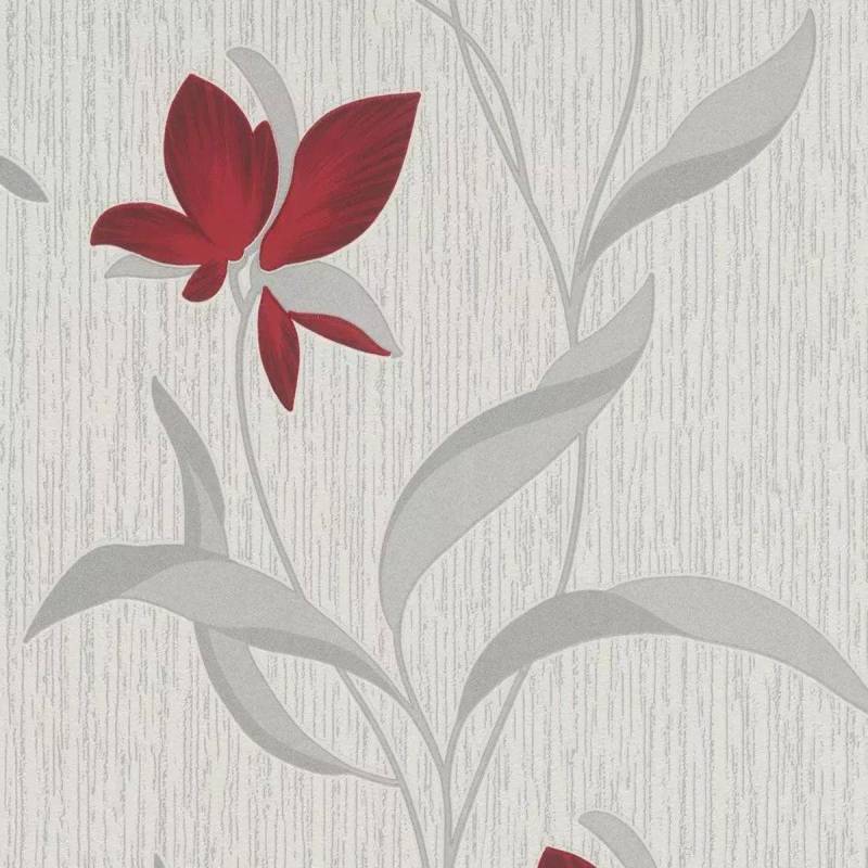 Erismann Fleur Vinyl-Strukturtapete 10m x 53cm rot von Joom DACH