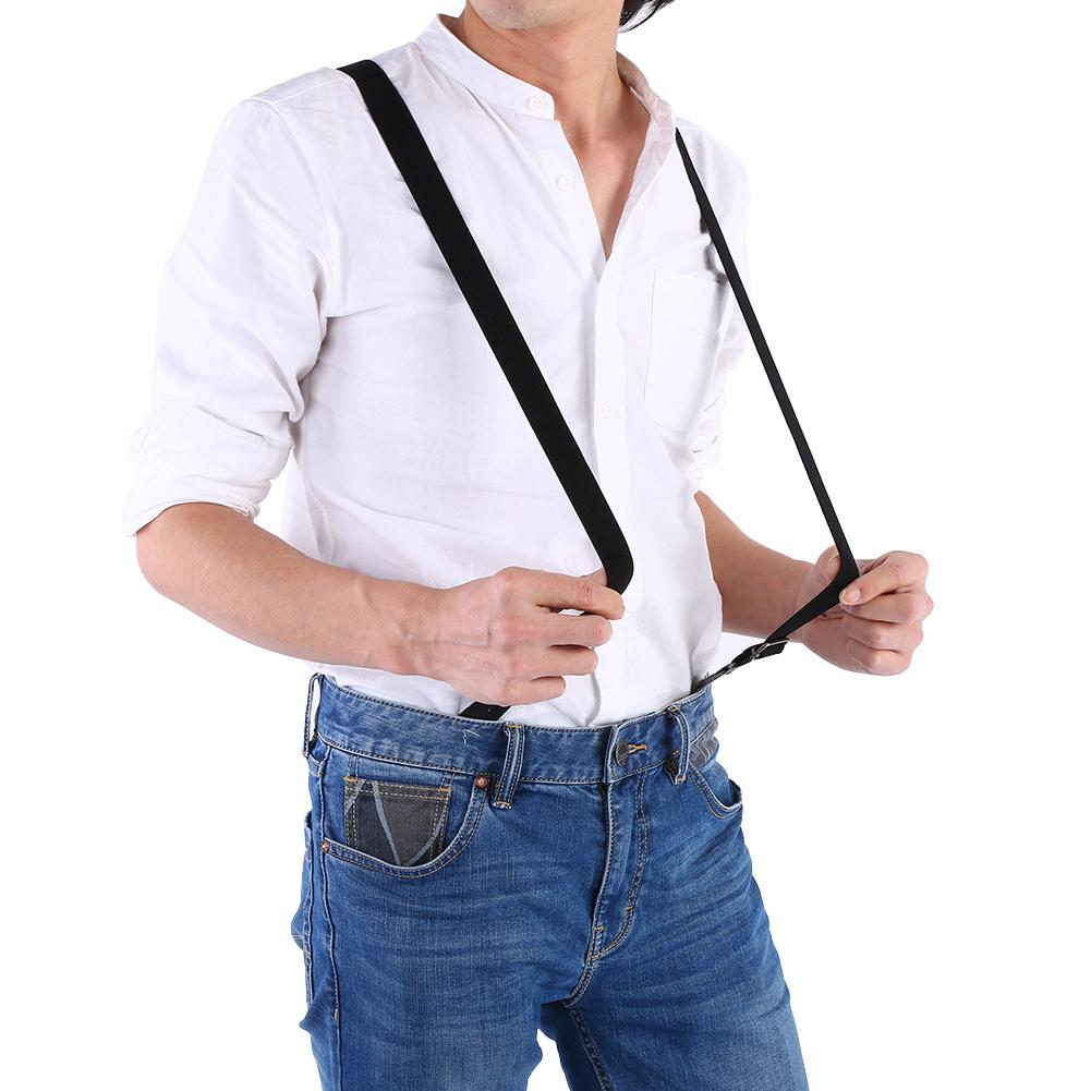 Erwachsene Knopf Schnallen Hosenträger Verstellbare Gürtel Hosen Hosenträger Elastizitätsband Braun von Joom DACH