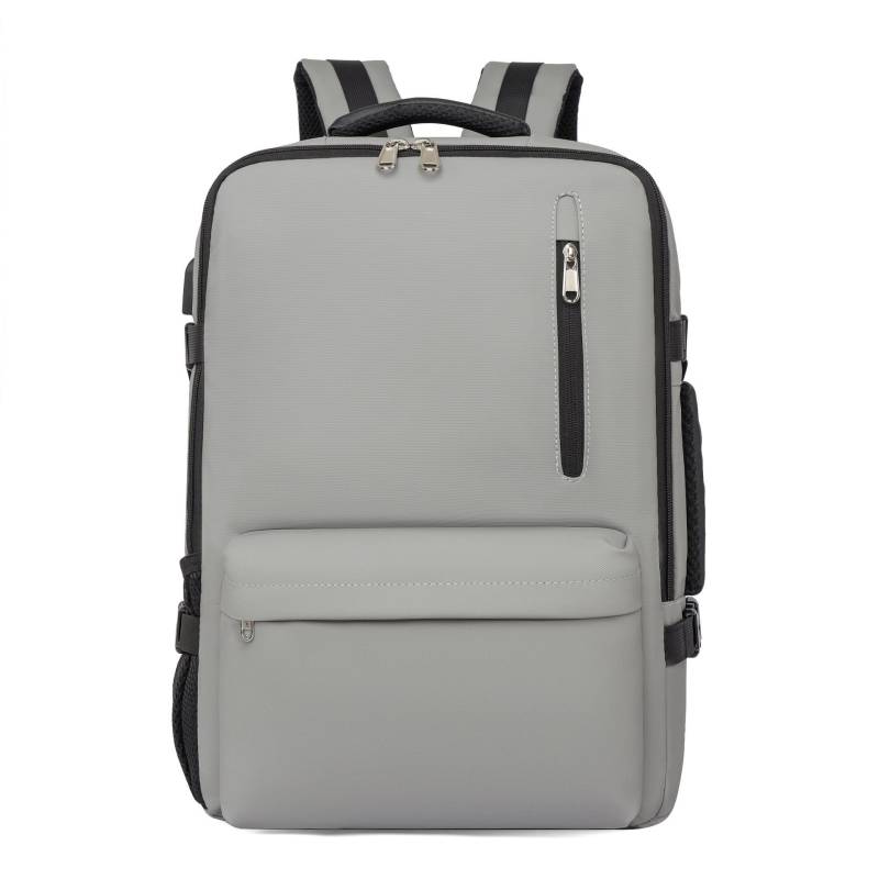 Erweiterbare Reisetasche, Herrenrucksack, Schülerschultasche mit großem Fassungsvermögen, Damen-Business-Reise-Computertasche, Reisegepäcktasche graue von Joom DACH