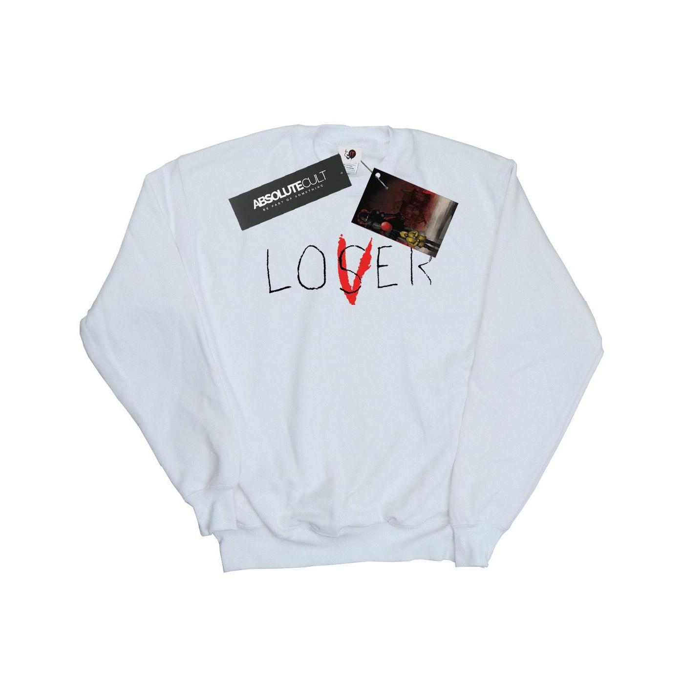 Es Damen/Damen Loser Lover Heather Sweatshirt XXL weiß von Joom DACH