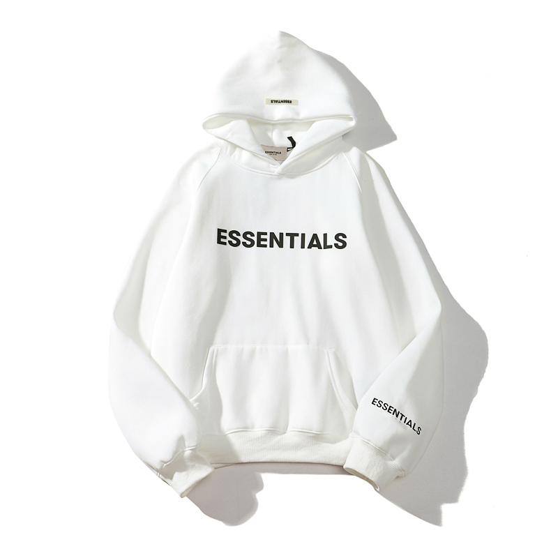 Essentials Verdickender Hoodie Street Wear Silikon-Logo Lässiger, lockerer, übergroßer Sport-Shirt-Top-Pullover für Männer/Frauen S weiß Essentials Verdickender Hoodie Street Wear Silikon-Logo Lässiger, lockerer, übergroßer Sport-Shirt-Top-Pullover für Männer/Frauen S weiß von Joom DACH