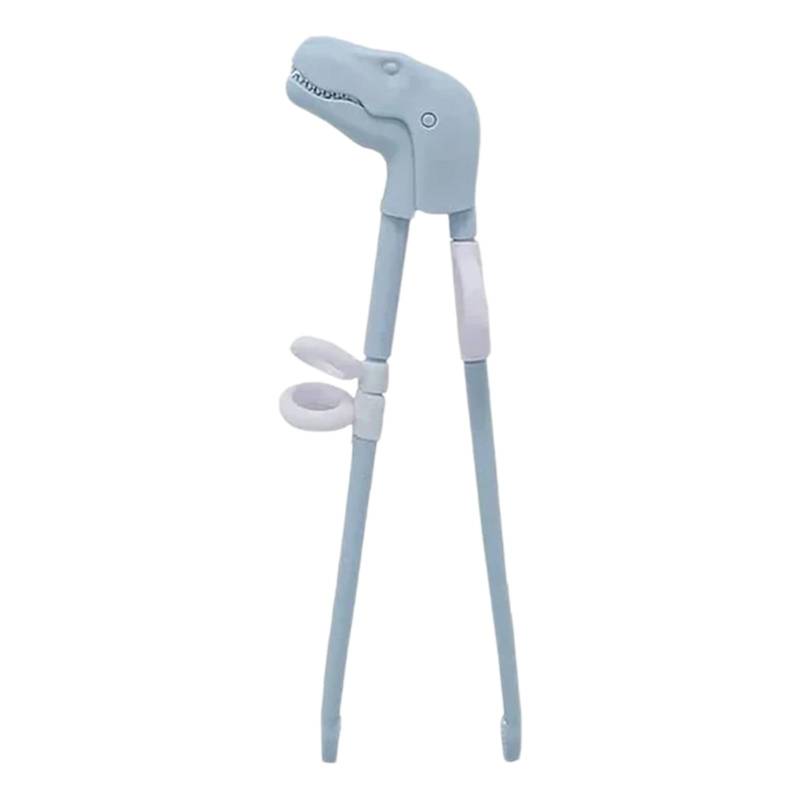 Essstäbchen mit Cartoon-Dinosaurier für Kinder, praktische Lernstäbchen für Jungen und Mädchen, Drei-Finger-Positionierungsschnalle, langlebig blau von Joom DACH