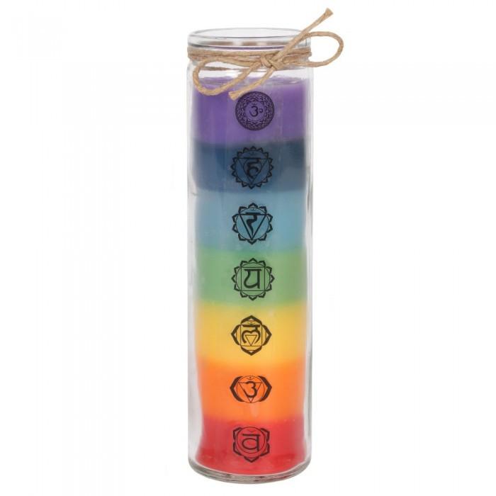 Etwas anderes Hohe Chakra-Kerze One Size tropischer regenwald-farbe von Joom DACH