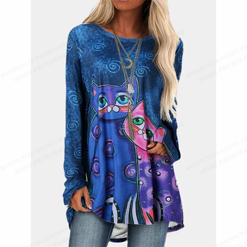 Eule T-Shirt Frauen T-Shirt Frauen Mode T-Shirt Tier T-Shirt Langarm Tops Tees Essential Tops Kawaii Tunika Damen Kleidung XL Eule T-Shirt Frauen T-Shirt Frauen Mode T-Shirt Tier T-Shirt Langarm Tops Tees Essential Tops Kawaii Tunika Damen Kleidung XL von Joom DACH