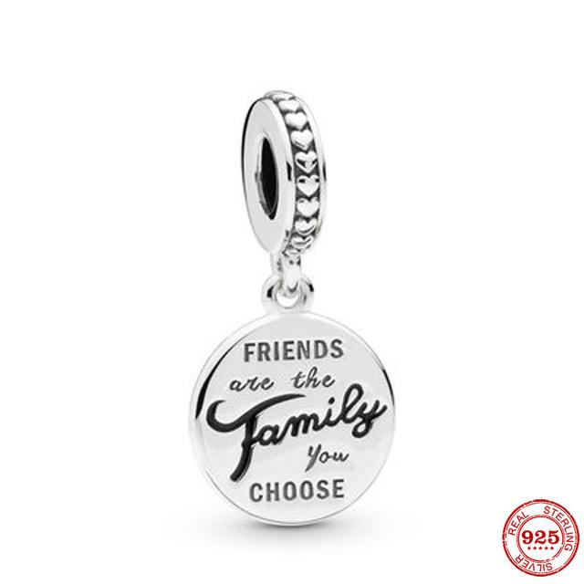Europa 925 Sterling Silber Familie Charm Fit Original Armband Schmuck Anhänger Junge Mädchen Funkelnde Mutter Perle Schwestern Baumeln von Joom DACH