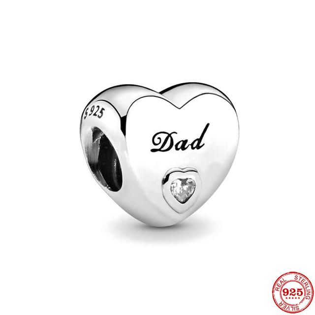 Europa 925 Sterling Silber Familie Charm Fit Original Armband Schmuck Anhänger Junge Mädchen Funkelnde Mutter Perle Schwestern Baumeln von Joom DACH