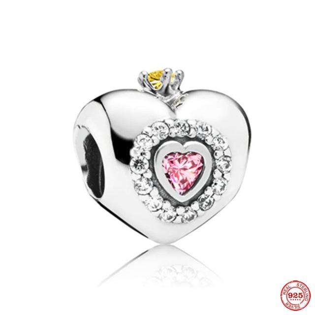 Europa 925 Sterling Silber Familie Charm Fit Original Armband Schmuck Anhänger Junge Mädchen Funkelnde Mutter Perle Schwestern Baumeln von Joom DACH