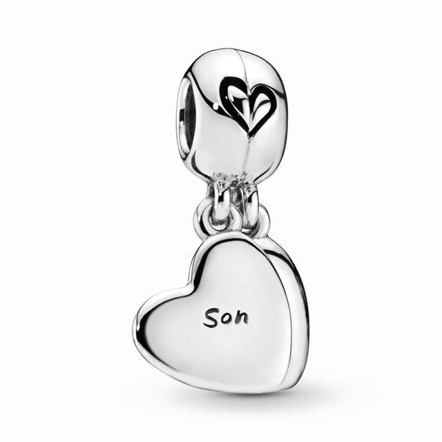Europa 925 Sterling Silber Familie Charm Fit Original Armband Schmuck Anhänger Junge Mädchen Funkelnde Mutter Perle Schwestern Baumeln von Joom DACH