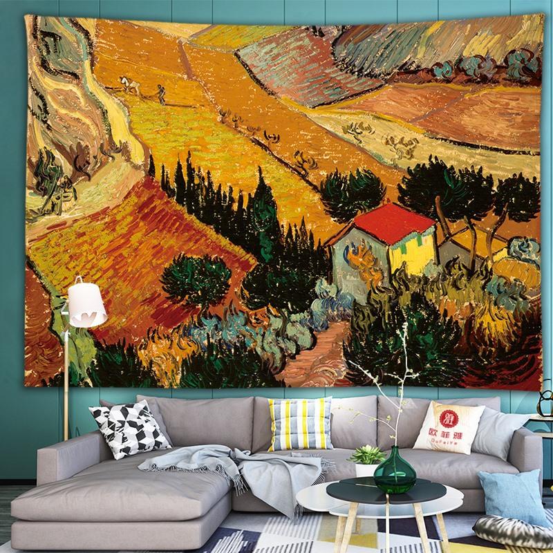 Europäischen Stil Hintergrund Tuch Van Gogh Ölgemälde Hängen Tuch Hängen Wand Teppiche Wohnheim Dekor Decke 95*73cm Europäischen Stil Hintergrund Tuch Van Gogh Ölgemälde Hängen Tuch Hängen Wand Teppiche Wohnheim Dekor Decke 95*73cm von Joom DACH