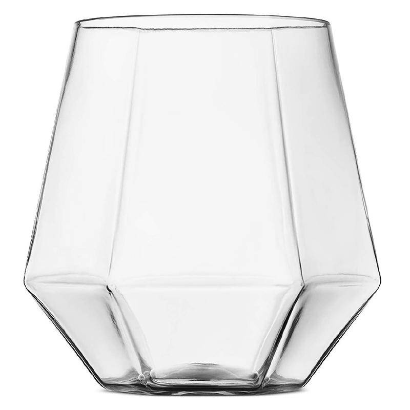 Europäischer Stil, Goldrand, Diamantglas, sechseckiges Kunststoff-Haushaltstransparentes Whiskyglas, sechseckiges ausländisches Weinglas transparent Europäischer Stil, Goldrand, Diamantglas, sechseckiges Kunststoff-Haushaltstransparentes Whiskyglas, sechseckiges ausländisches Weinglas transparent von Joom DACH
