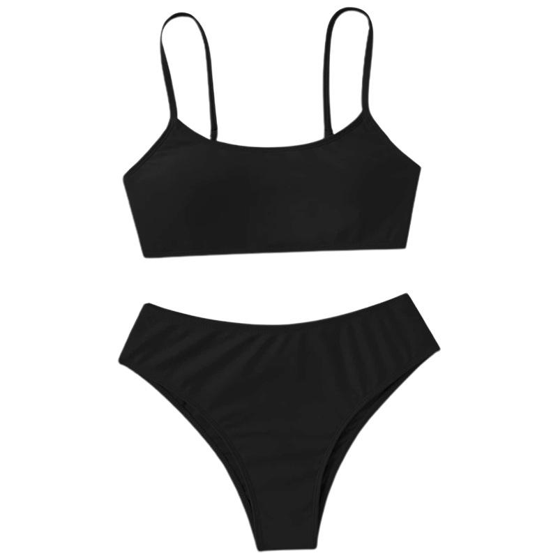 Europäischer und amerikanischer Split-Bikini-Badeanzug für Kinder für Mädchen 12-13 Years von Joom DACH