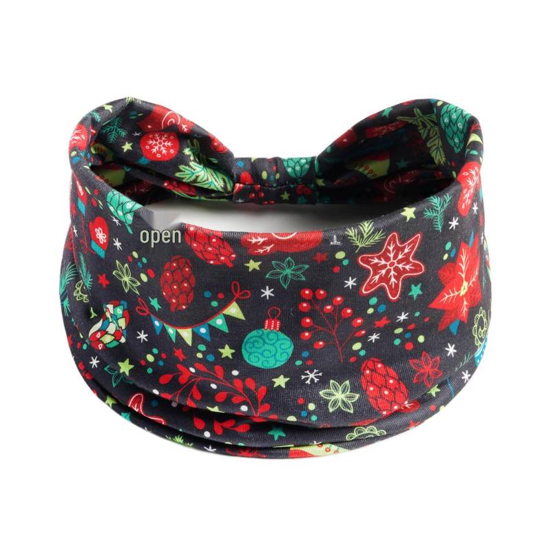 Europäisches & Amerikanisches Halloween/Weihnachts-Yoga-Sportstirnband - Kürbis-, Totenkopf-, Geisterdesign für Frauen von Joom DACH