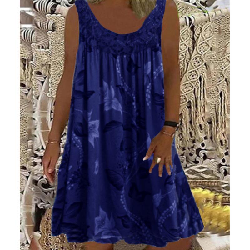 Europäisches und amerikanisches Damen-Kleid mit trägerlosen Trägern und lockerem Spitzenkleid XXXXXL von Joom DACH